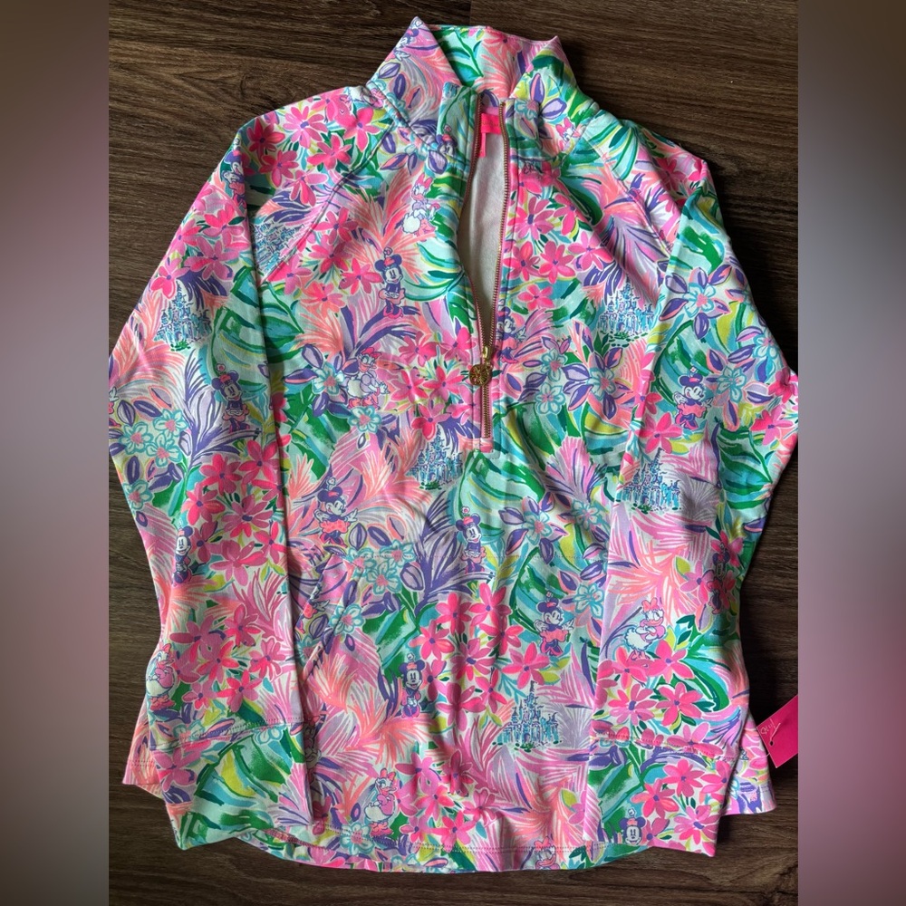 Lilly Pulitzer Disney Dreamin Zip Jacket Size S